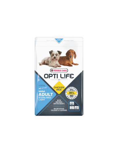 Croquettes chien - Opti Life Light Sterilized Mini